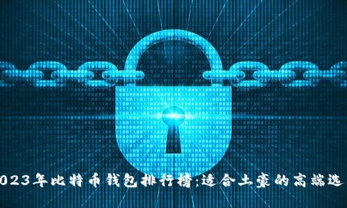 2023年比特币钱包排行榜：适合土豪的高端选项