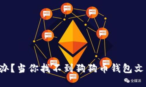 怎么办？当你找不到狗狗币钱包文件时！