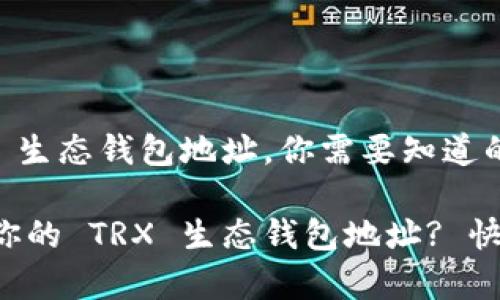 关于 TRX 生态钱包地址，你需要知道的那些事

如何找到你的 TRX 生态钱包地址? 快来了解吧！