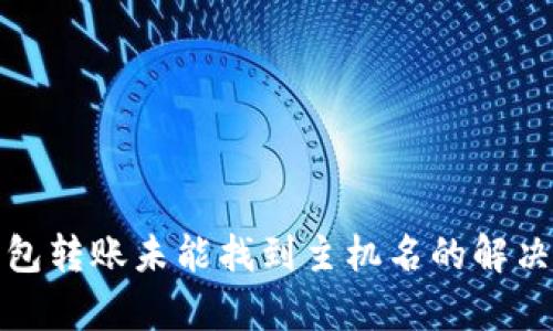 tp钱包转账未能找到主机名的解决方案